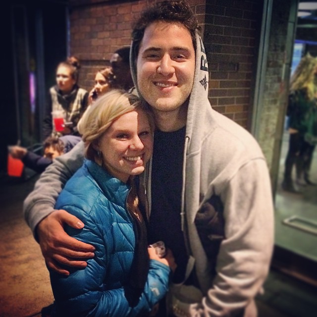 Mike Posner with a Fan at YouTube Space New York April 7, 2015
instagram.com/ishlie
