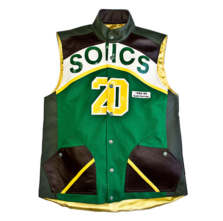 NBA's Gary Payton - Jacket is Reworked from an Authentic Vintage Jersey
DrRomanelli.com
