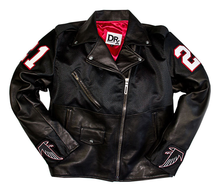 NFL's Deion Sanders - Jacket is Reworked from an Authentic Vintage Jersey
DrRomanelli.com
