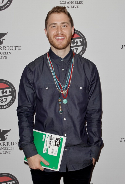 Mike Posner at the 102.7 KIIS FM and ALT 98.7 FM Pre-Grammy Party and Lounge in Los Angeles, CA 1/24/14
