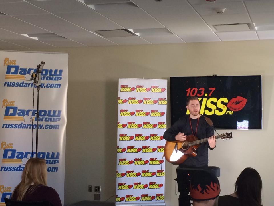 Mike Posner at 103.7 KISS FM in Milwaukee, WI 2/27/14
facebook.com/KISSMilwaukee
