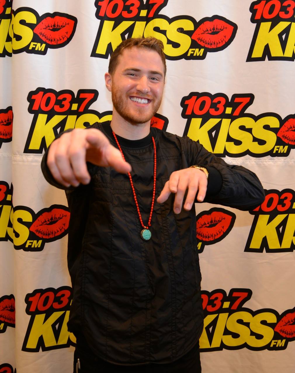 Mike Posner at 103.7 KISS FM in Milwaukee, WI 2/27/14
facebook.com/KISSMilwaukee
