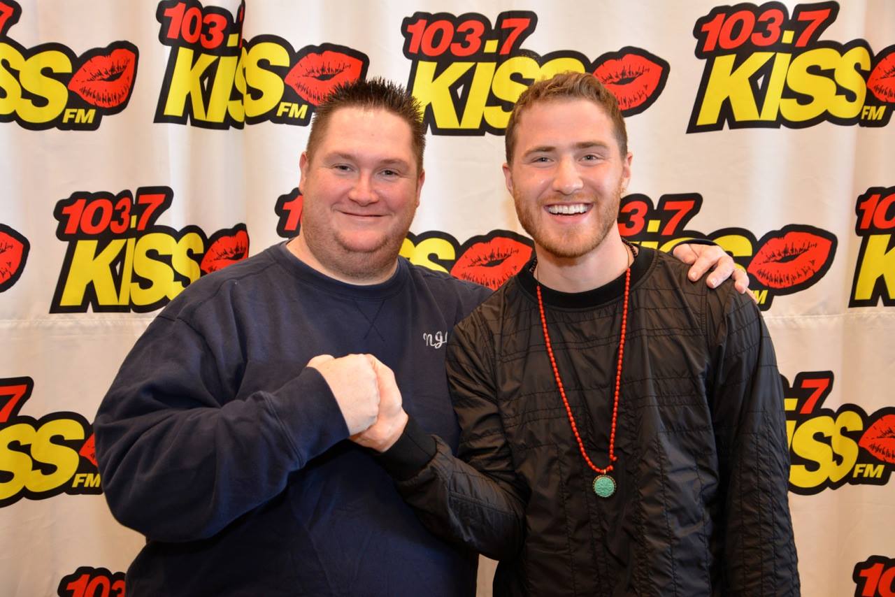 Mike Posner at 103.7 KISS FM in Milwaukee, WI 2/27/14
facebook.com/Shark00man
