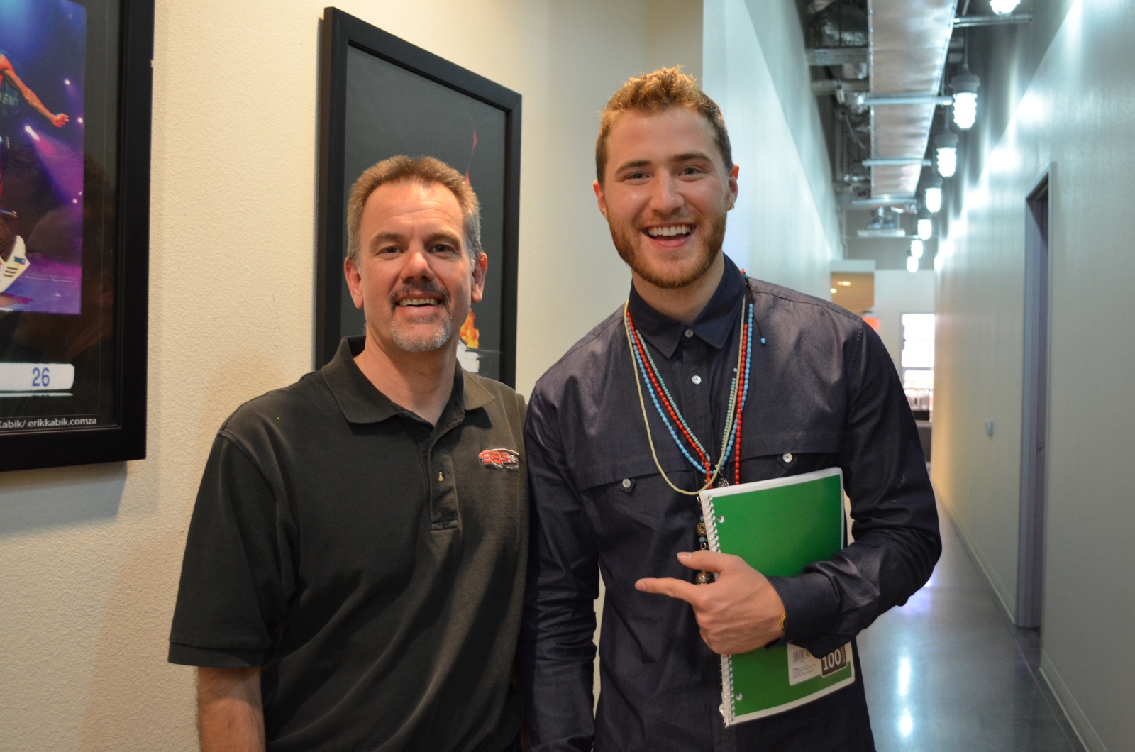 Mike Posner at 98.5 KLUC radio station - Las Vegas, NV 1/22/14
kluc.cbslocal.com
