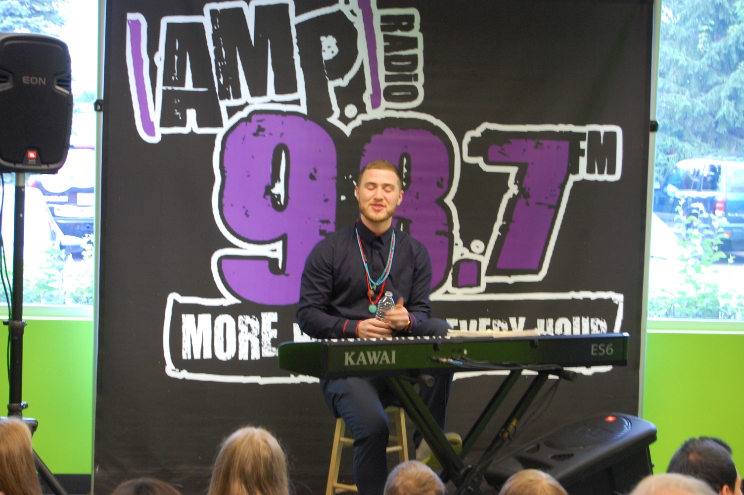 Mike Posner at 98.7 FM AMP Radio's Switch Party - Southfield, MI 7/29/13
987ampradio.cbslocal.com
