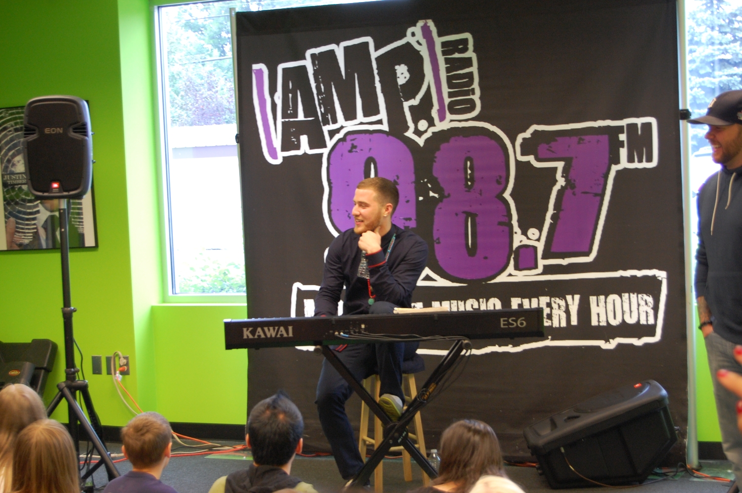 Mike Posner at 98.7 FM AMP Radio's Switch Party - Southfield, MI 7/29/13
987ampradio.cbslocal.com
