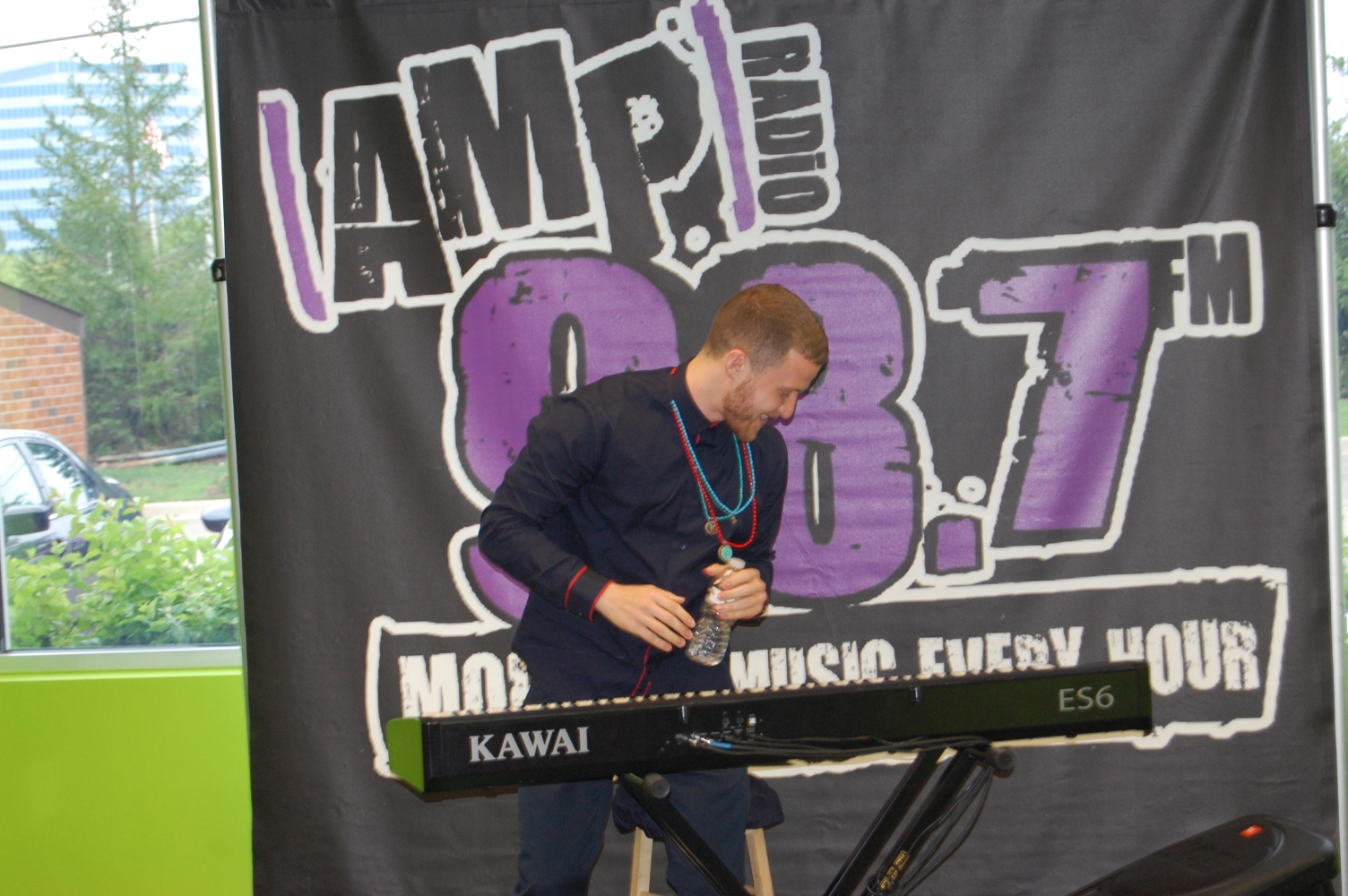 Mike Posner at 98.7 FM AMP Radio's Switch Party - Southfield, MI 7/29/13
987ampradio.cbslocal.com
