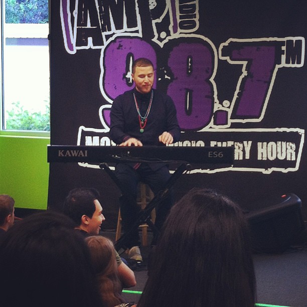 Mike Posner at 98.7 FM AMP Radio's Switch Party - Southfield, MI 7/29/13
instagram.com/987ampradio
