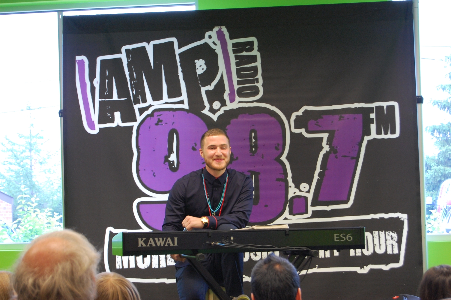 Mike Posner at 98.7 FM AMP Radio's Switch Party - Southfield, MI 7/29/13
987ampradio.cbslocal.com
