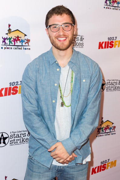 Mike Posner at Stars & Strikes 2014 at PINZ in Studio City, CA 3/19/14
