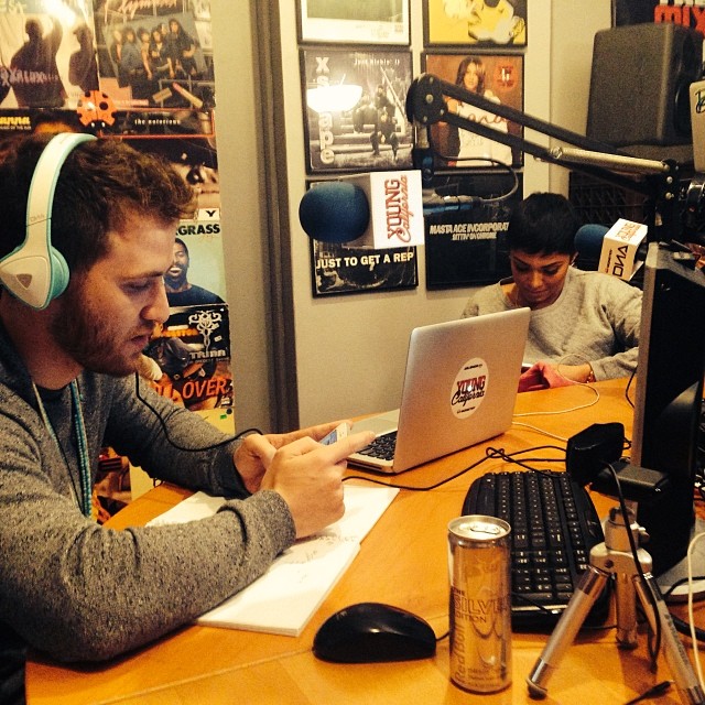 Mike Posner and Abby De La Rosa on Carisma's Cookie Jar - Los Angeles, CA 1/21/14
Instagram @CarismasCookieJar
