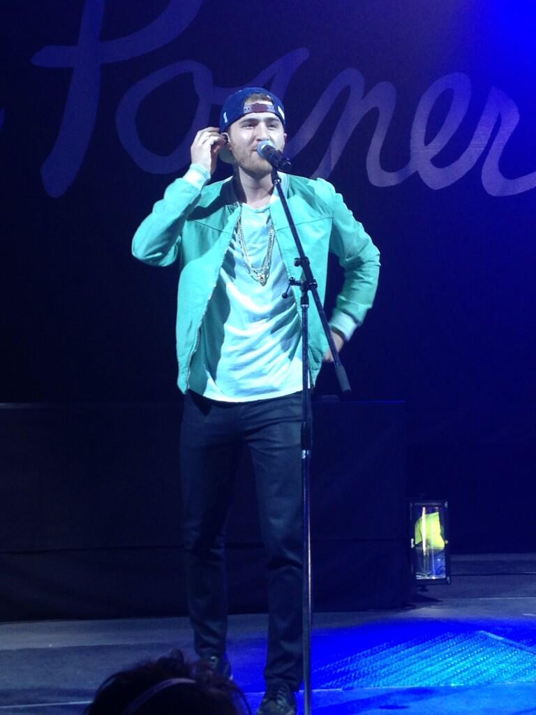 Mike Posner performaing at Albion College's Big Show 2014 in Albion, MI 4/21/14
Twitter @SophieNielsen16
