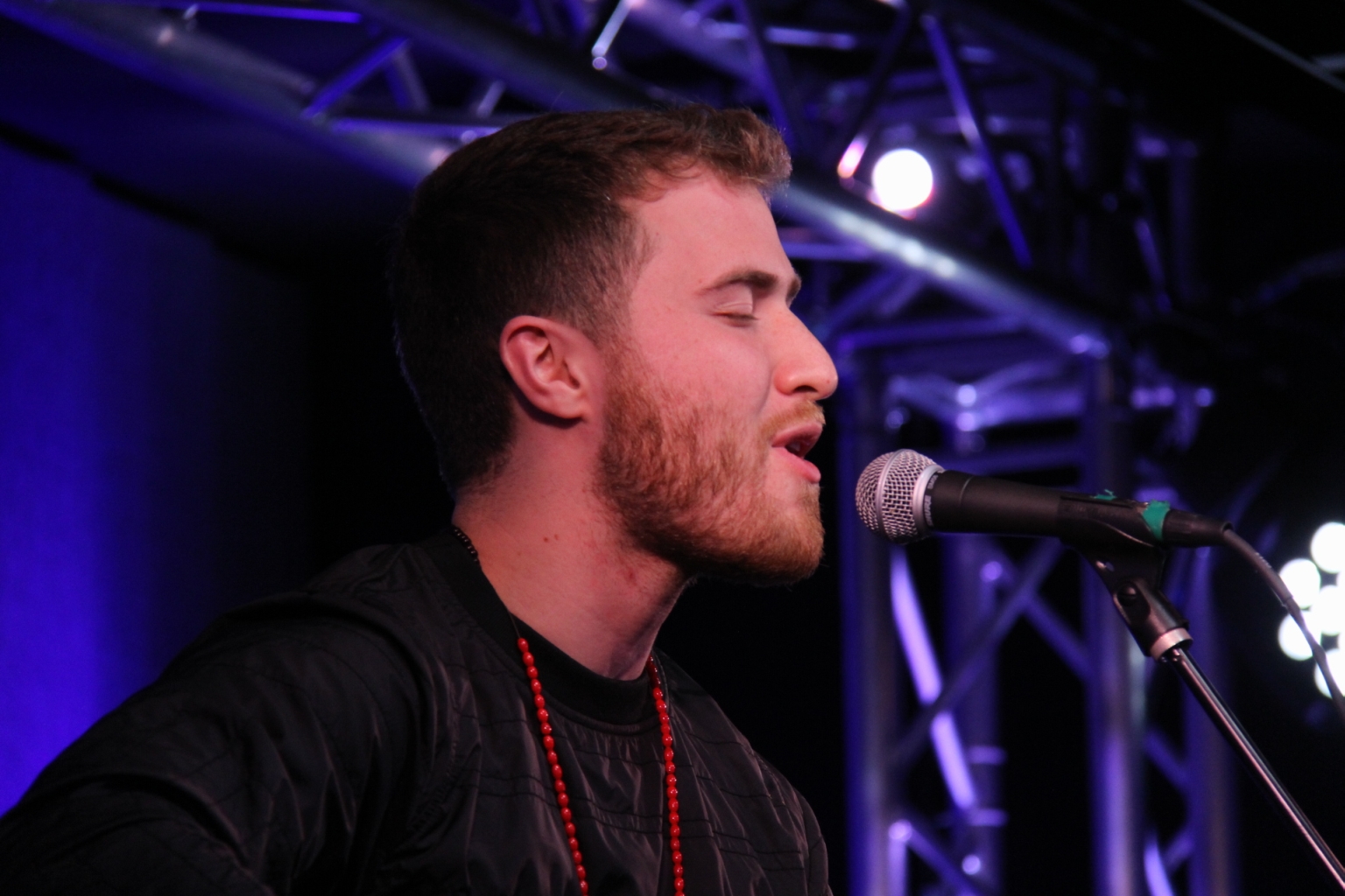 Mike Posner performing on B96's Blue Cross Blue Shield Performance Stage in Chicago, IL 2/28/14
b96.cbslocal.com
