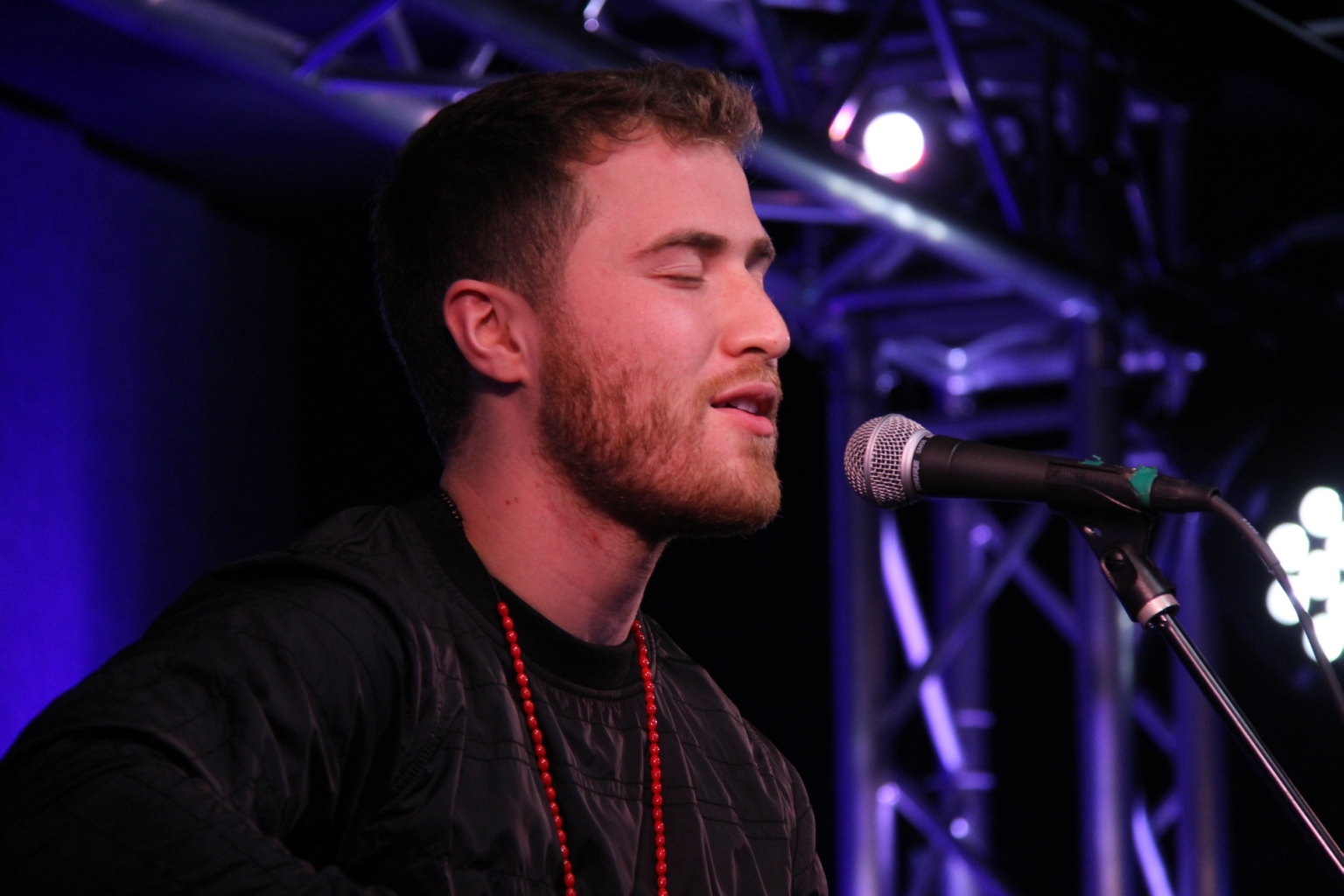 Mike Posner performing on B96's Blue Cross Blue Shield Performance Stage in Chicago, IL 2/28/14
b96.cbslocal.com
