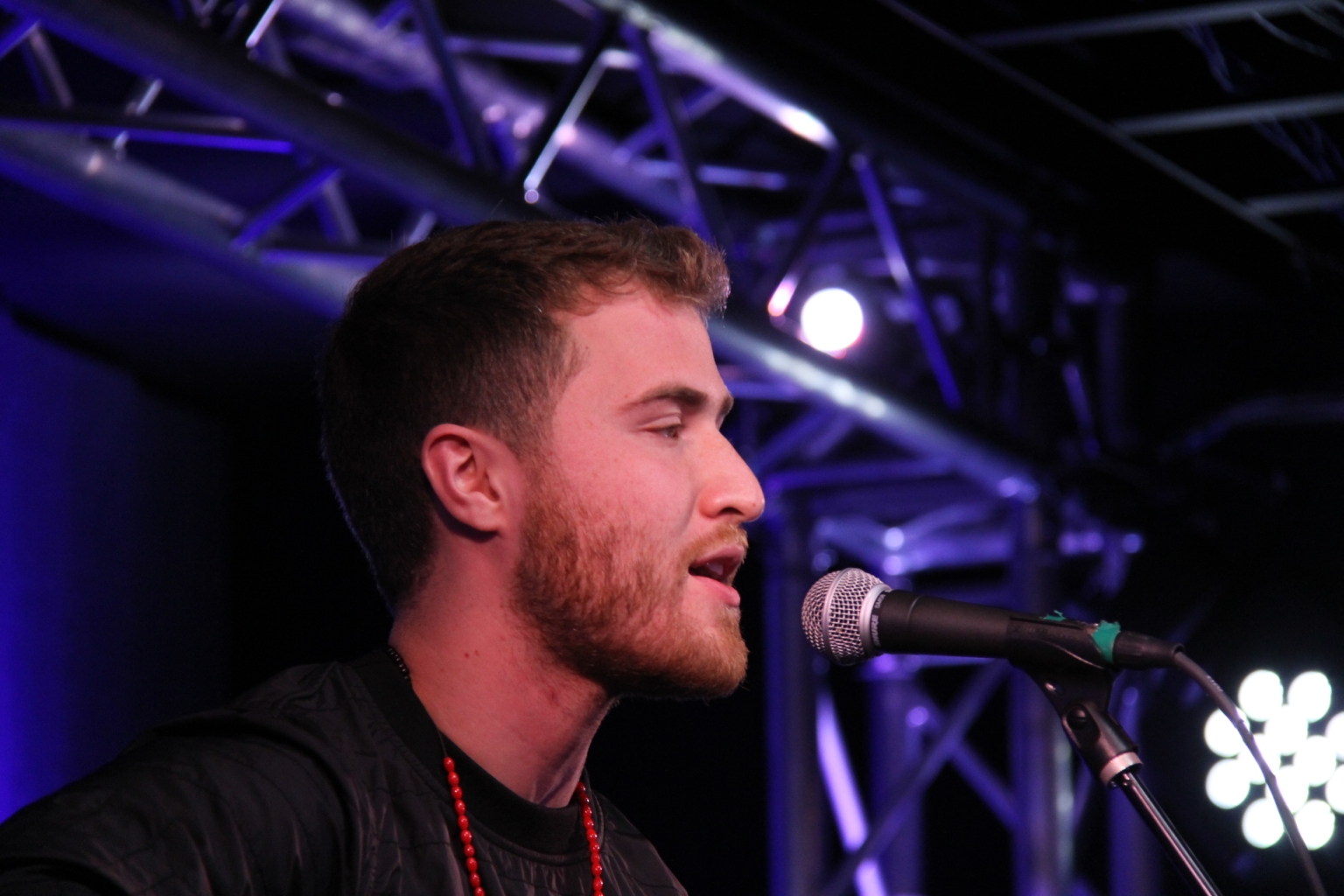 Mike Posner performing on B96's Blue Cross Blue Shield Performance Stage in Chicago, IL 2/28/14
b96.cbslocal.com
