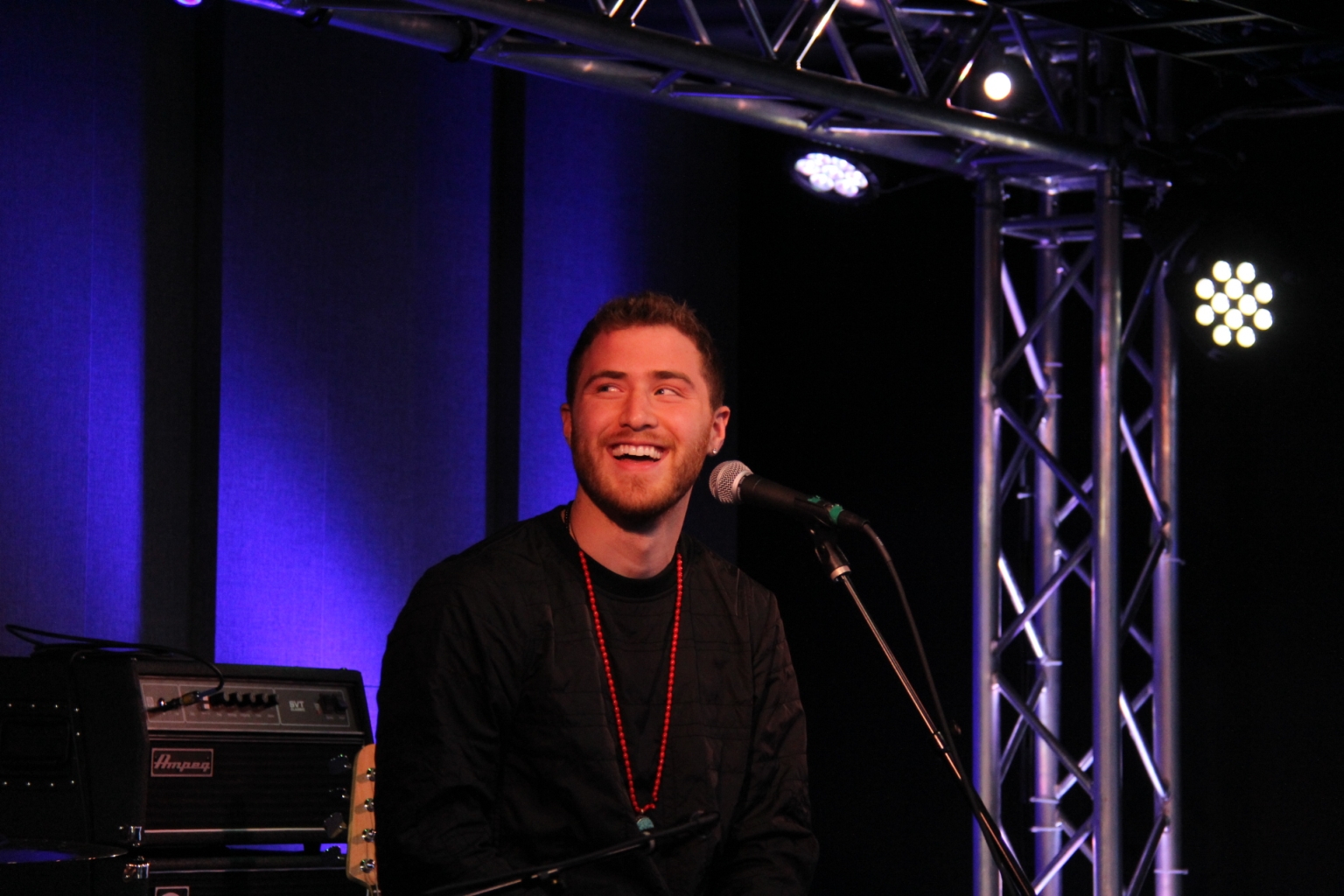 Mike Posner performing on B96's Blue Cross Blue Shield Performance Stage in Chicago, IL 2/28/14
b96.cbslocal.com
