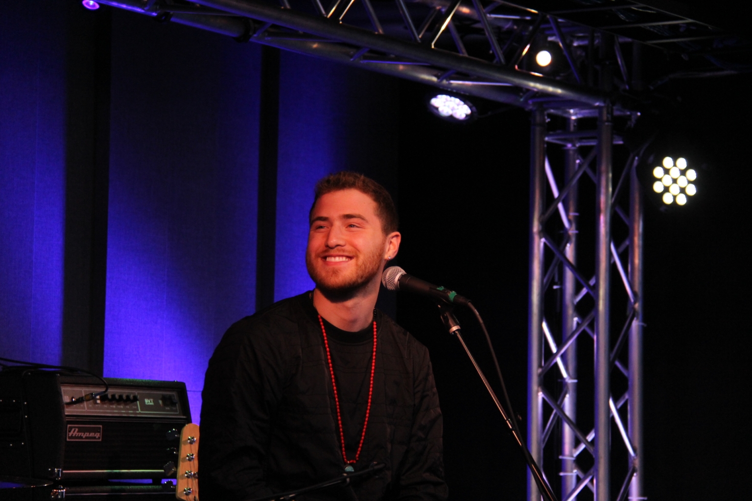 Mike Posner performing on B96's Blue Cross Blue Shield Performance Stage in Chicago, IL 2/28/14
b96.cbslocal.com
