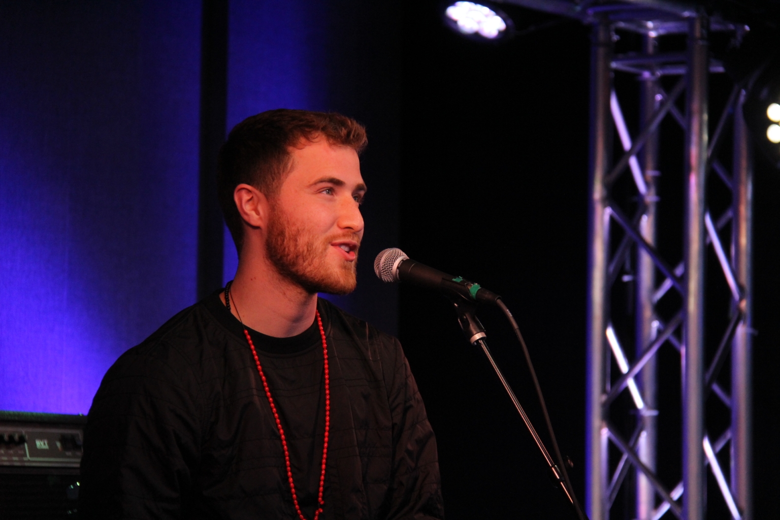 Mike Posner performing on B96's Blue Cross Blue Shield Performance Stage in Chicago, IL 2/28/14
b96.cbslocal.com
