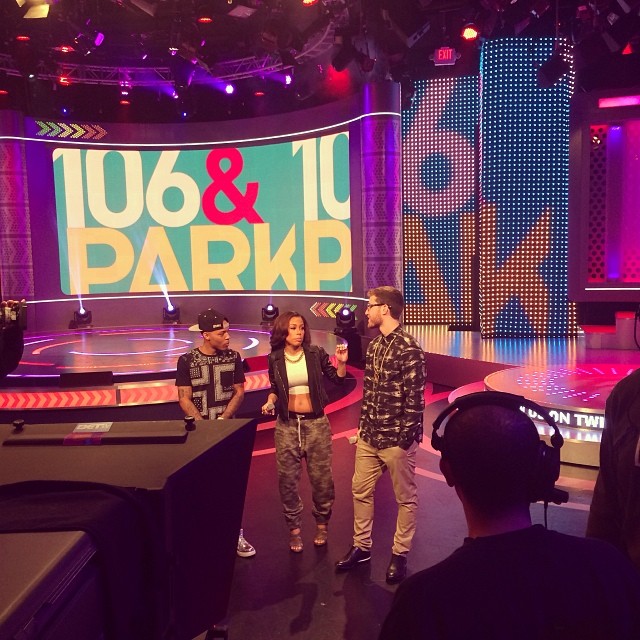 Mike Posner with Bow Wow and Keshia Chanté at BET's 106 & Park in New York, NY 3/18/14
Instagram @mikeposner
