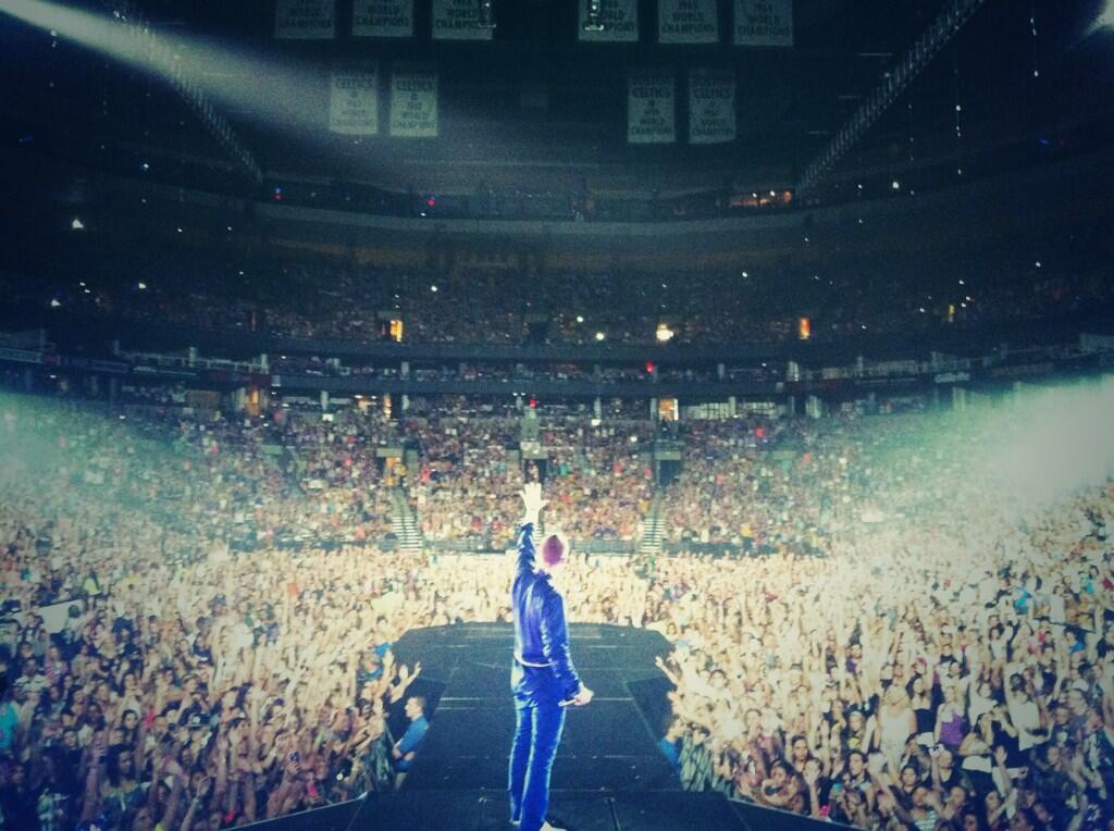 Mike Posner performing on the Believe Tour in Boston, MA 7/20/13
Photo by Mike Posner
instagram.com/mikeposner
