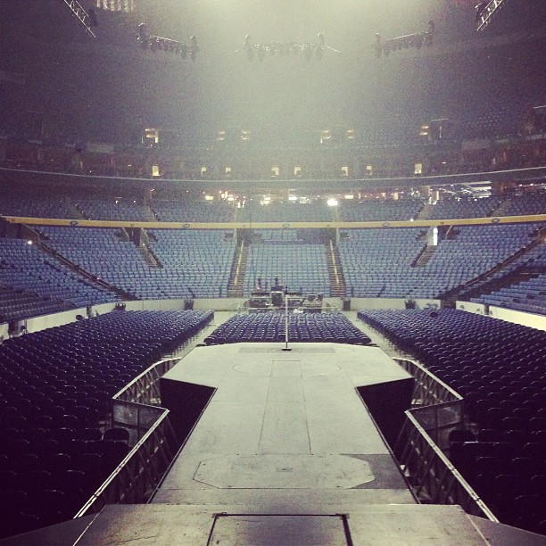 The stage at First Niagara Center in Buffalo, NY 7/15/13
Photo by Mike Posner
instagram.com/mikeposner
