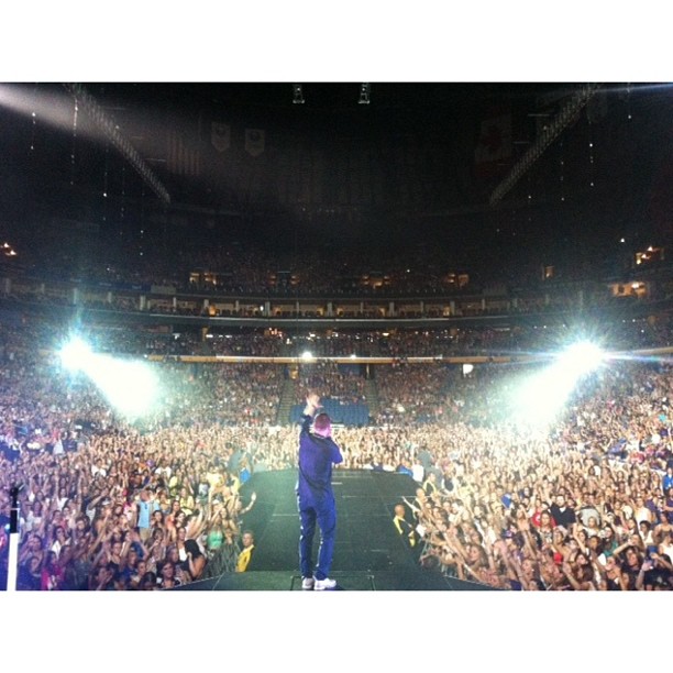 Mike Posner performing on the Believe Tour in Buffalo, NY 7/15/13
Photo by Mike Posner
instagram.com/mikeposner
