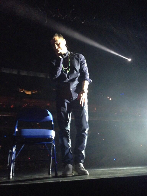 Mike Posner performing on the Believe Tour in Buffalo, NY 7/15/13
