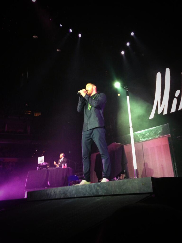 Mike Posner performing on the Believe Tour in Buffalo, NY 7/15/13
