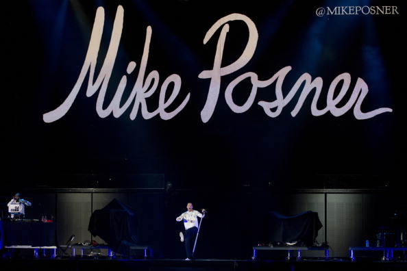 Mike Posner performing on the Believe Tour in Dallas, TX 7/3/13
