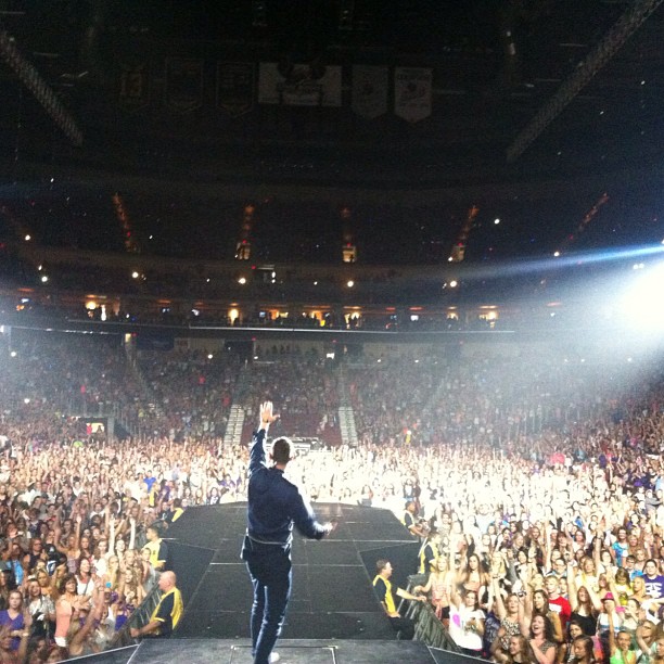 Mike Posner performing on the Believe Tour in Des Moines, IA 7/7/13
Photo by Mike Posner
instagram.com/mikeposner
