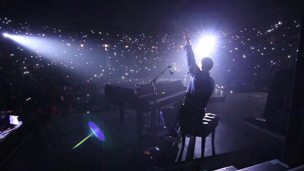 Mike Posner performing on the Believe Tour in Las Vegas, NV 6/28/13
Photo by Mike Posner
instagram.com/mikeposner
