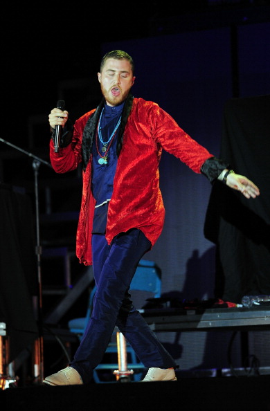 Mike Posner performing on the Believe Tour in Las Vegas, NV 6/28/13
