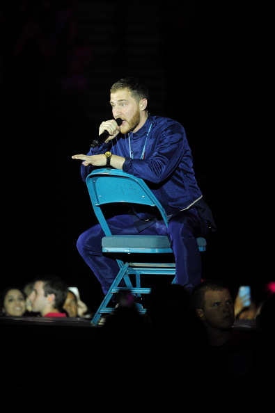 Mike Posner performing on the Believe Tour in Las Vegas, NV 6/28/13
