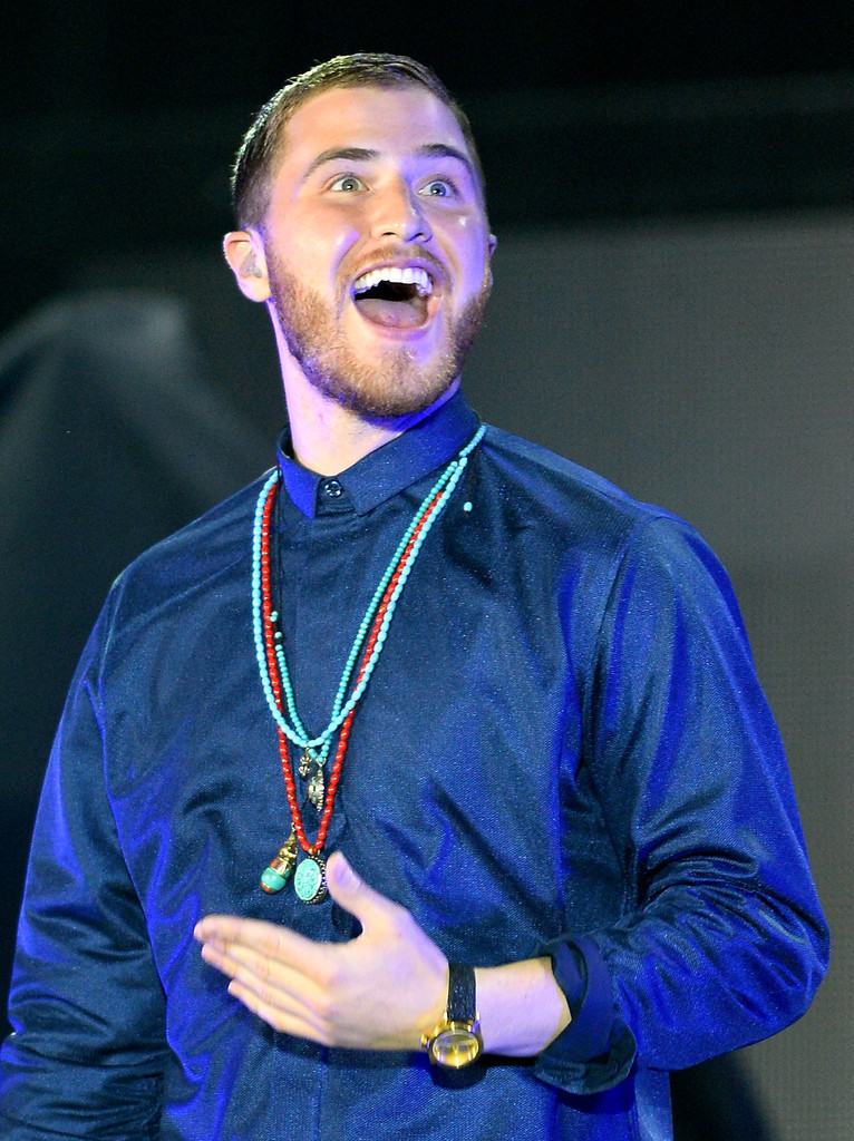 Mike Posner performing on the Believe Tour in Las Vegas, NV 6/28/13
