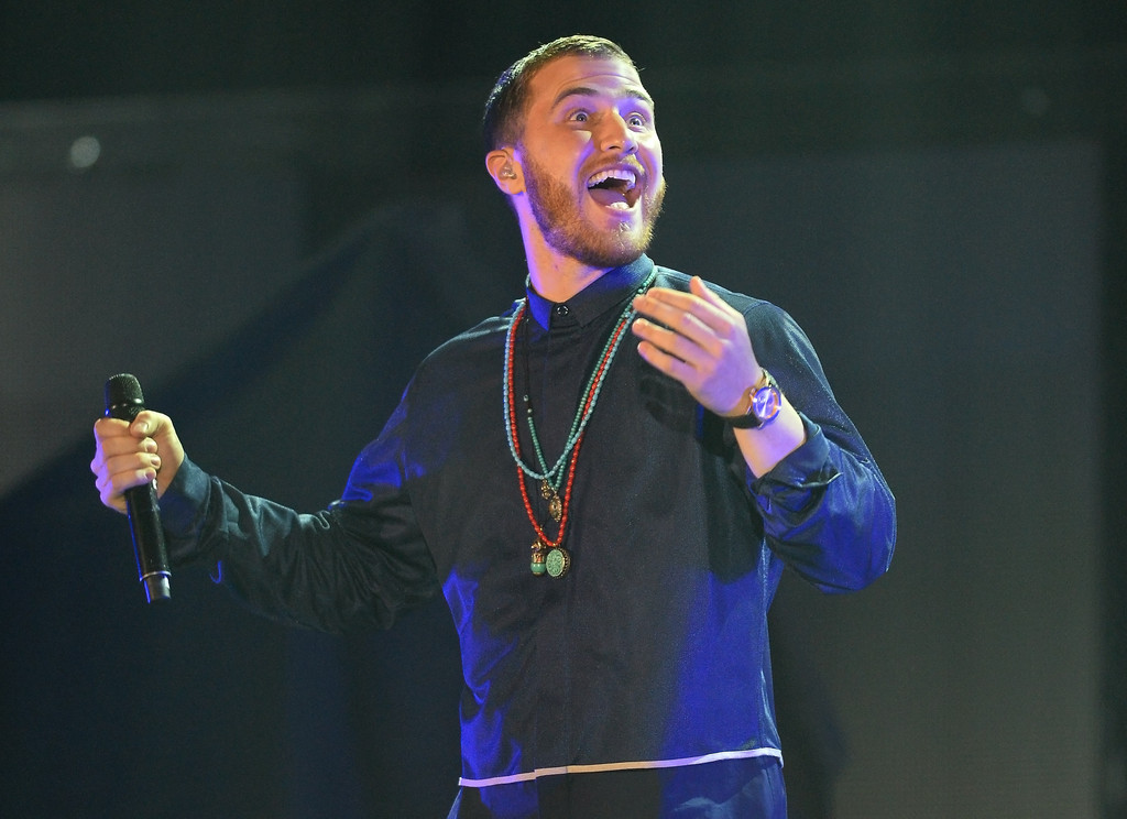 Mike Posner performing on the Believe Tour in Las Vegas, NV 6/28/13
