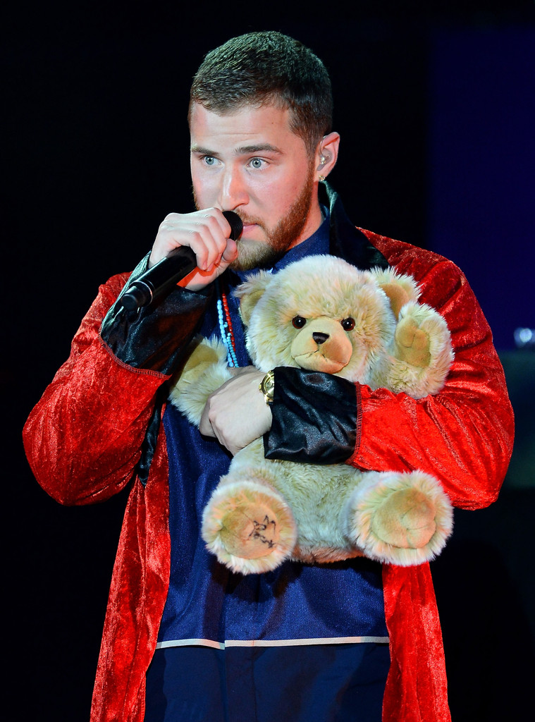 Mike Posner performing on the Believe Tour in Las Vegas, NV 6/28/13
