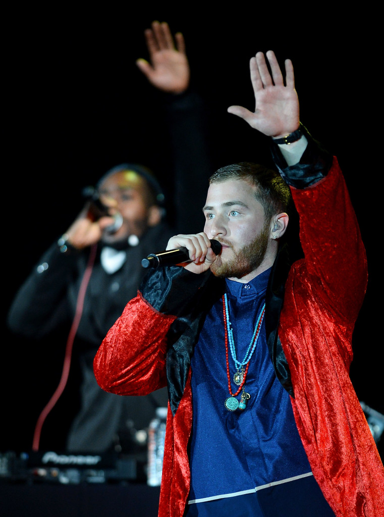 Mike Posner performing on the Believe Tour in Las Vegas, NV 6/28/13
