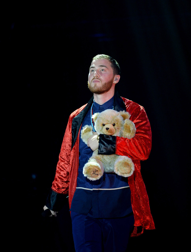 Mike Posner performing on the Believe Tour in Las Vegas, NV 6/28/13
