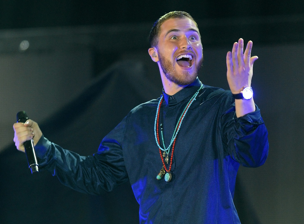 Mike Posner performing on the Believe Tour in Las Vegas, NV 6/28/13
