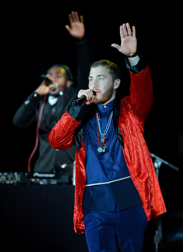 Mike Posner performing on the Believe Tour in Las Vegas, NV 6/28/13
