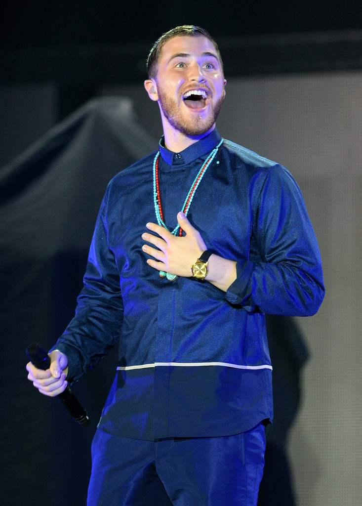 Mike Posner performing on the Believe Tour in Las Vegas, NV 6/28/13
