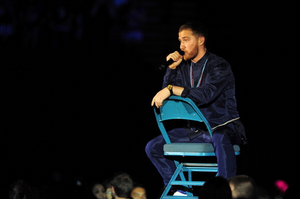 Mike Posner performing on the Believe Tour in Las Vegas, NV 6/28/13
