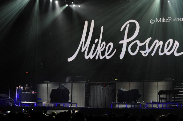 Mike Posner performing on the Believe Tour in Las Vegas, NV 6/28/13
