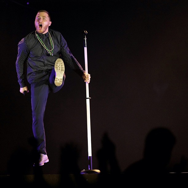 Mike Posner performing on the Believe Tour in Philadelphia, PA 7/17/13 
