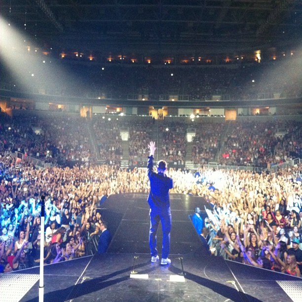 Mike Posner performing on the Believe Tour in San Jose, CA 6/26/13
Photo by Mike Posner
instagram.com/mikeposner
