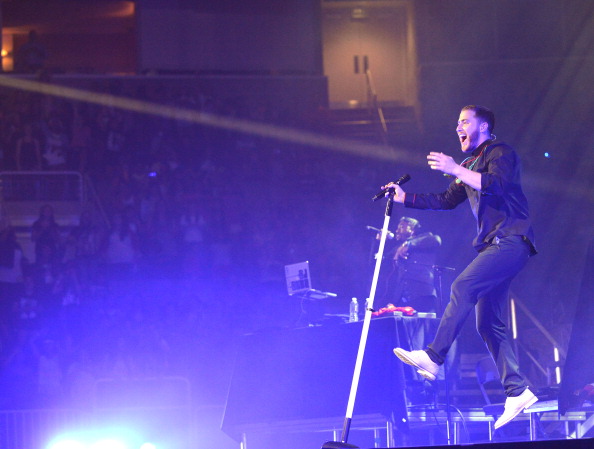 Mike Posner performing on the Believe Tour in San Jose, CA 6/26/13
