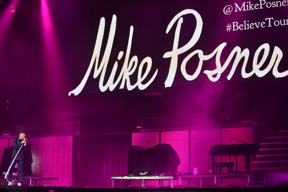 Mike Posner performing on the Believe Tour in San Jose, CA 6/26/13
