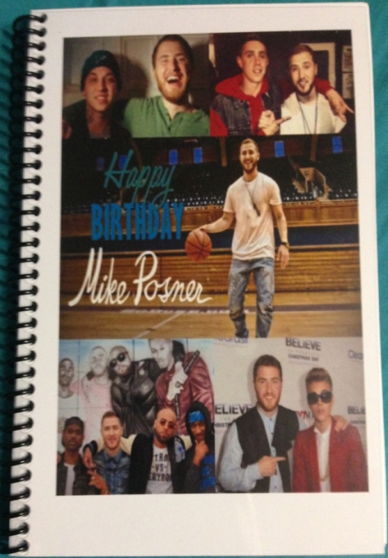 Mike Posner's Birthday Book signed by friends & fans for his 26th Birthday on Feb 12, 2014
twitter.com/PosnerPretties
