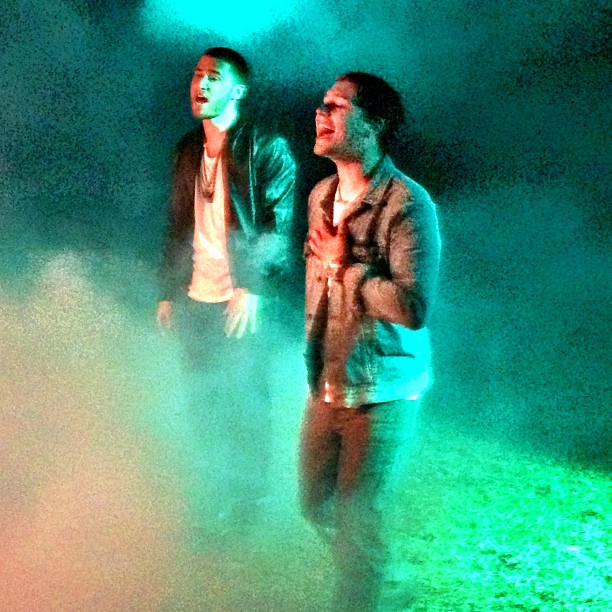 Mike Posner and Cris Cab shooting a music video
Photo by Cris Cab
