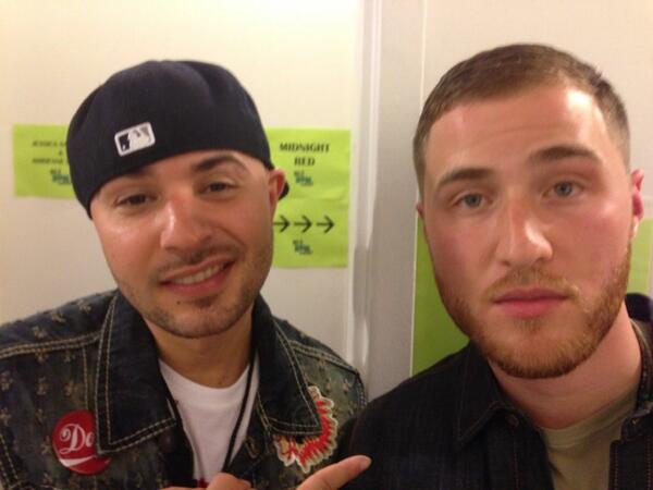 Mike Posner and DJ Toro at 92.3 NOW 'One Night Stand' 5/1/13
Photo by DJ Toro
twitter.com/DeejayTORO
